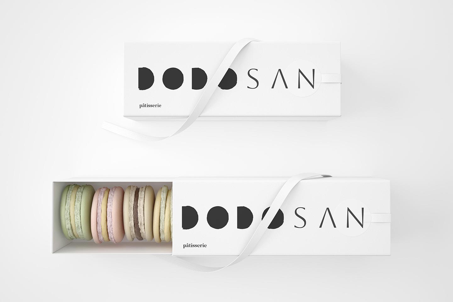 LOGO商標設計公司作品集案例：DODOASAN豆豆桑咖啡、百三咖啡、甜點禮盒設計、紙盒設計、包裝設計